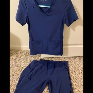 Navy scrubs